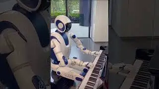 AI Robot Playing Piano 机器人弹钢琴
