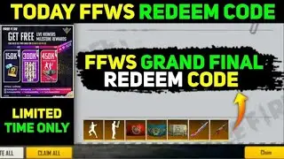 FFWS-Freefire World Series 2021 Free Rewards Conform Redeem Code Givened⚡