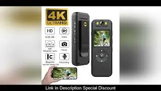 Ultra HD 4K Mini Camera WiFi Portable Small Digital Video Recorder Police BodyCam Infrared Night