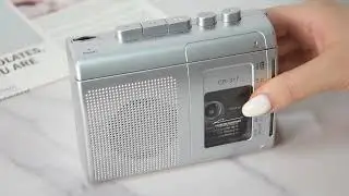 Portable Cassette Player with Bluetooth Transmitter AM FM Walkman Cassette Player#walkman #bluetooth