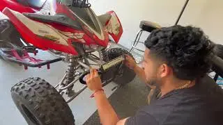 INSTALLING A LED BAR LIGHT ON MY 4 WHEELER (Honda TRX 2012)