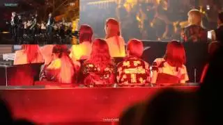 161226 EXID reaction to BTS Fire (SBS Gayo Daejun)