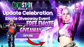 Free emote in Pubg New state - how to collect free emote in new state mobile - new update rewards