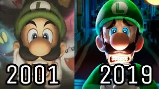 Luig's Mansion Game Evolution [2001-2019]