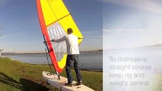 Running & Steering on a Run - - RYA Training - Learn to Windsurf - Windsurfing Techniques