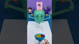 How to draw noodles 🍜#noodles #funny #robot #drawing #fyp