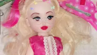 Satisfying Asmr makeup 💄 with beautiful little doll#viral#tdoll#makeup#asmr