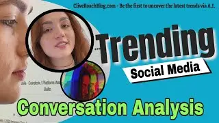 Trending Social Media Conversation Analysis