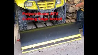 Установка полиуретановой кромки на плуг для квадроциклов FallLine - Suzuki Eiger - Warn Plow