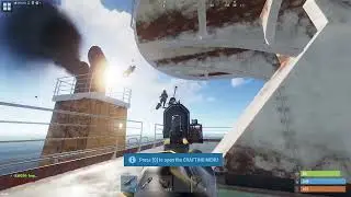 EZ карго в Rust/Раст 220 deblog Rust: MyRust.Team/Clan s|HQ|m разнесли карго 2 чела против всех.