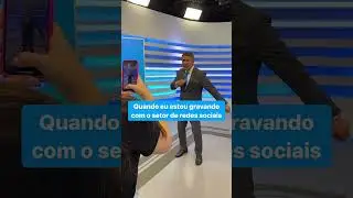 &Agrave;s vezes acontece, n&eacute; Jasson? #jornalismo #humor #trend #rictv #chefe