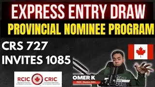 Latest Express Entry Draw&nbsp;| Provincial Nominee Program | CRS 727