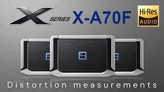 Alpine X-A70F amplifier distortion measurements