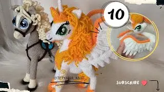Tutorial Amigurumi Alicorn Pt. 10 z 11 | Ostateczny Montaż