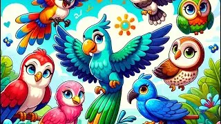Feathered Friends 🦩🦜🦚 Bird Adventures for Kids