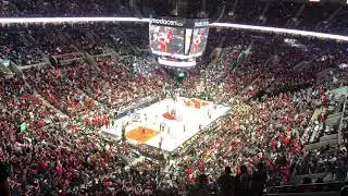 Moda Center, an NBA Arena in Portland, Oregon during Knicks vs. Trail Blazers game January 7, 2019