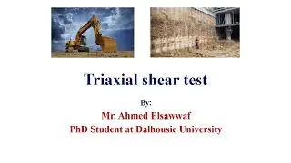 Triaxial shear test