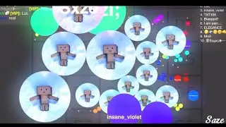 Blob.io | BOTS in Crazy Mode highlights🤖