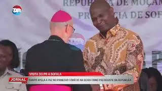 CHAPO APELA A PAZ NO PRIMEIRO COMÍCIO NA BEIRA COMO PRESIDENTE DA REPÚBLICA