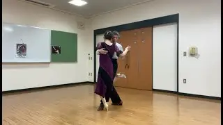 Ida Shiegel & Manon Yoko「De puro Curda」(Juan D'Arienzo Orquesta)  Tango Dance Milonga Style.