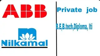 ABB Power Grid,Nilkamal,AMPS INDIA Private  job