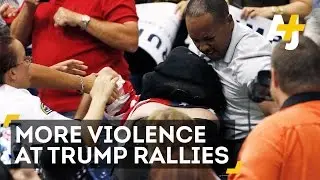 Protesters Block Trump's Supporters On A Highway