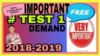 #1 TEST SERIES || ADITYA COMMERCE || DEMAND ||QUESTIONS ASKED IN EXAMINATION