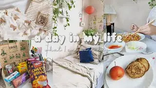 A day in my life, what I eat in whole day zudio shopping , morning skincare, live an asthetic life