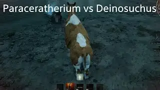 Path of Titans Paraceratherium vs Deino