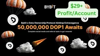 BYBIT New Airdrop Offer DOP1 : Bybit x Data Ownership Protocol(DOP1)- 50,000,000 DOP1 Airdrop Offer