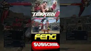 TEKKEN 8 Feng Wei Max Damage Combo #shorts #shortvideo #feng #dreadprince #tekken8 #gaming #tekken7