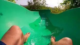 Rafting Slide at Aquarena WaterPark, Budapest, Hungary