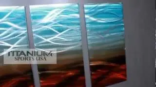 Tree Of Life Aluminum Panel Art Custom Mounting System Titanium Sports USA Painting