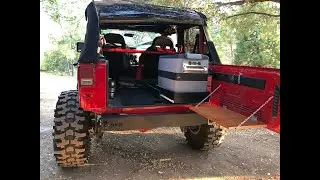 DIY BUDGET BUILD  overland fridge and slider set up | WALKAROUND
