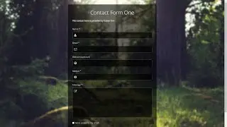 Build a contact form in html5 css3
