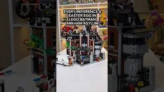 Every Reference and Easter Egg in LEGO Batman Arkham Asylum! #lego #rlfm #batman #reviews #76300