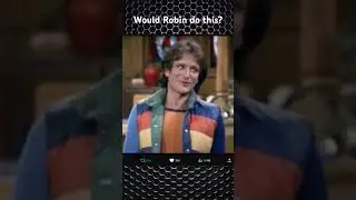 Robin Williams behind the scenes from Mork & Mindy! #robinwilliams #morkandmindy #comedy
