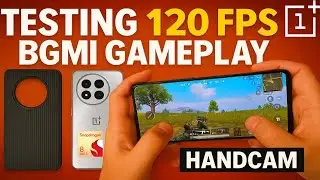OnePlus 13R 120fps BGMI Test with FPS meter, battery 🔋 and heating test | 120fps ??🤔!