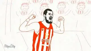 Nikola Kalinić Zvezda #nikolakalinic #kkcrvenazvezda #kalina #delije #zvezda 