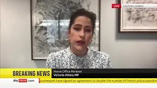 Home Office Minister Victoria Atkins on migrants crossing  English Channel