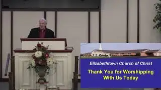 01/11/2026 SUN AM Church of Christ Stream