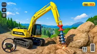 Heavy Excavator Rock Mining 3D #2 - Stone Cutting Machines 2025 - Android Gameplay