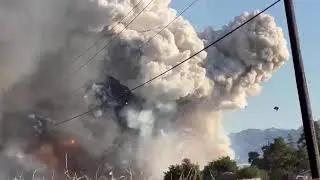 Illegal fireworks factory explosion 