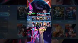99% offer mobile legends 1💎 to buy skin #moblilelegends #skin #fyp #Auraitedit