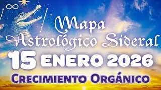 💫15 de enero 2026 | Mapa Astrol&oacute;gico Sideral | Intensidad emocional y CONCIENTE #astrolog&iacute;a