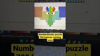 Numberblocks puzzle 700 batman coming sokn #numberblocks #numberblocksfanmade #puzzle #batman
