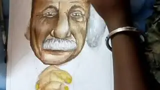 WATERCOLOR PAINTING OF ALBERT EINSTEIN/ WATER COLOR TUTORIAL / FOR BEGINNERS
