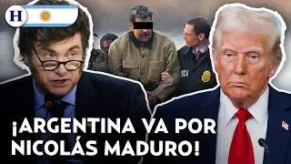 ¿Milei da respaldo total a Trump? Argentina pide extradición de Maduro por crimen de lesa humanidad