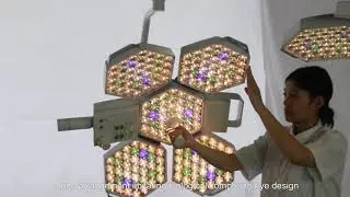 SY02 LED3+5 operating lamps adjustable color temperature