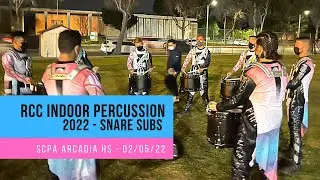 RCC Indoor Percussion - 2022  (Snare Subs)